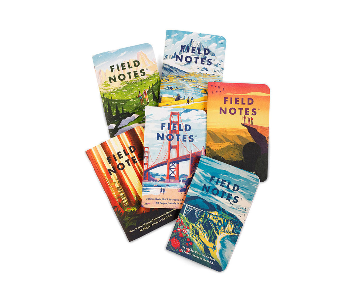 Field Notes Explore America Series A: Northern California - 3 Pack