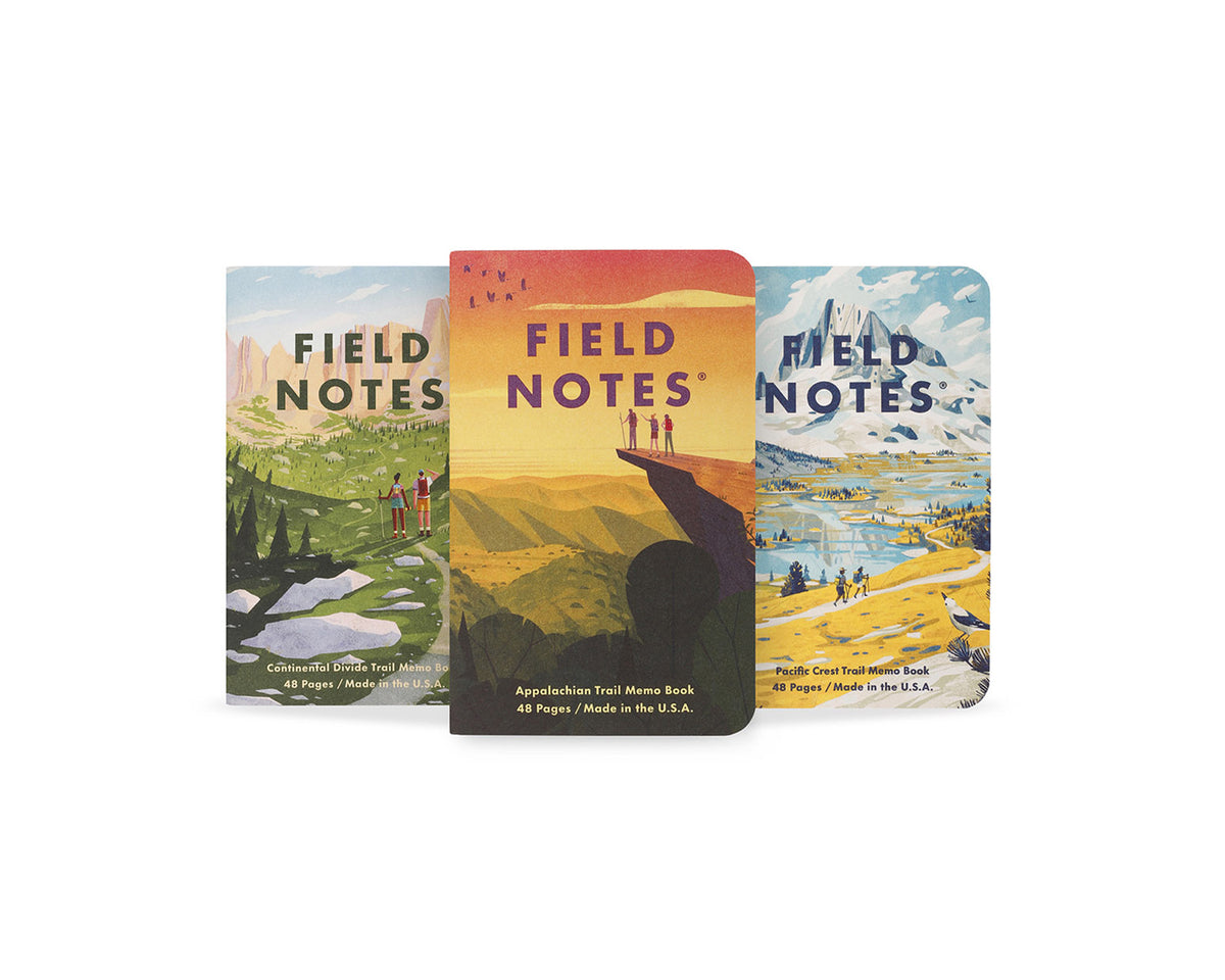 Field Notes Explore America Series B: Triple Crown of Hiking - 3 Pack