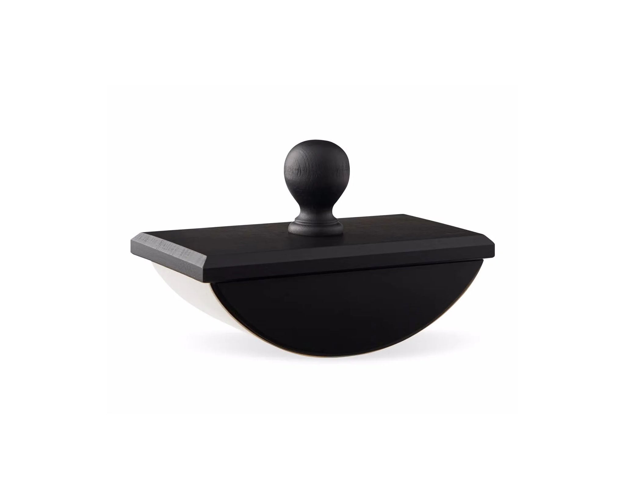 E+M Quench Wood Rocker Blotter Black