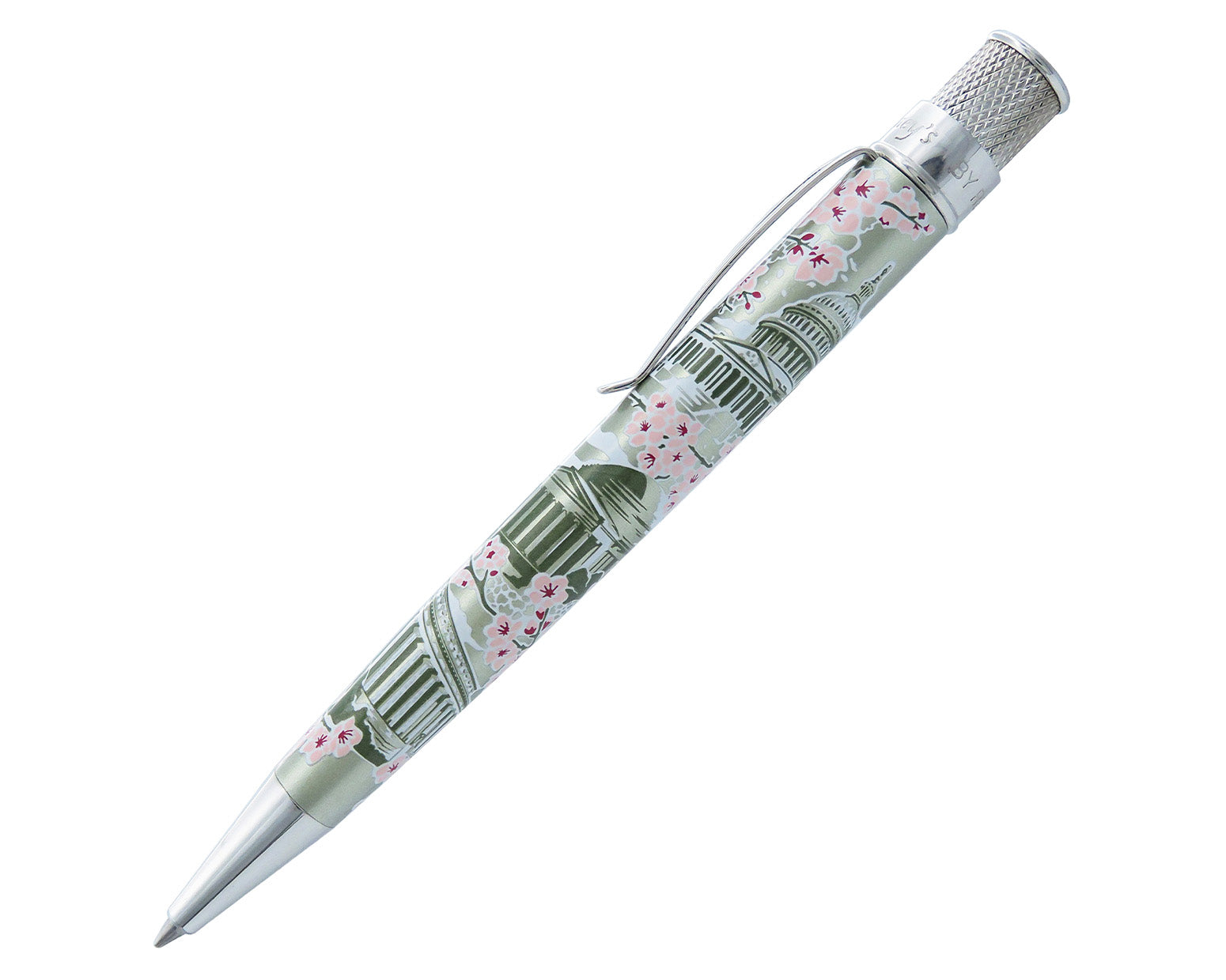 Retro51 2026 Cherry Blossom Fahrney's Exclusive Tornado™ Rollerball Pen