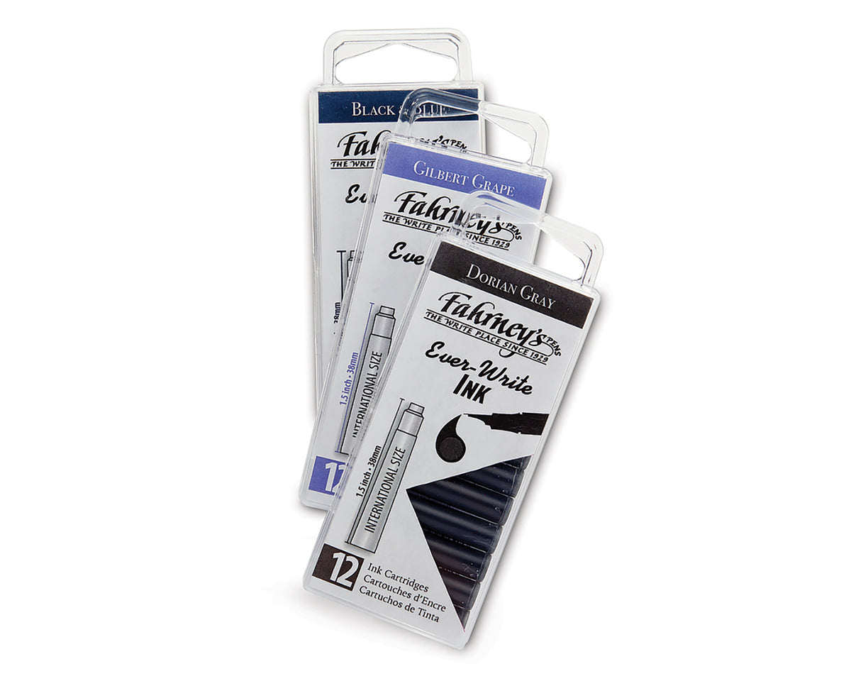 Fahrneys Ever Write Ink Cartridges 12pk