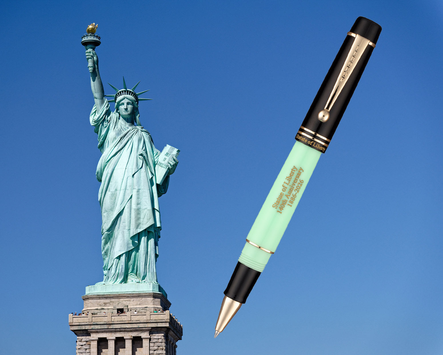 LeBoeuf Statue of Liberty 140th Anniversary Limited Edition Rollerball Pen