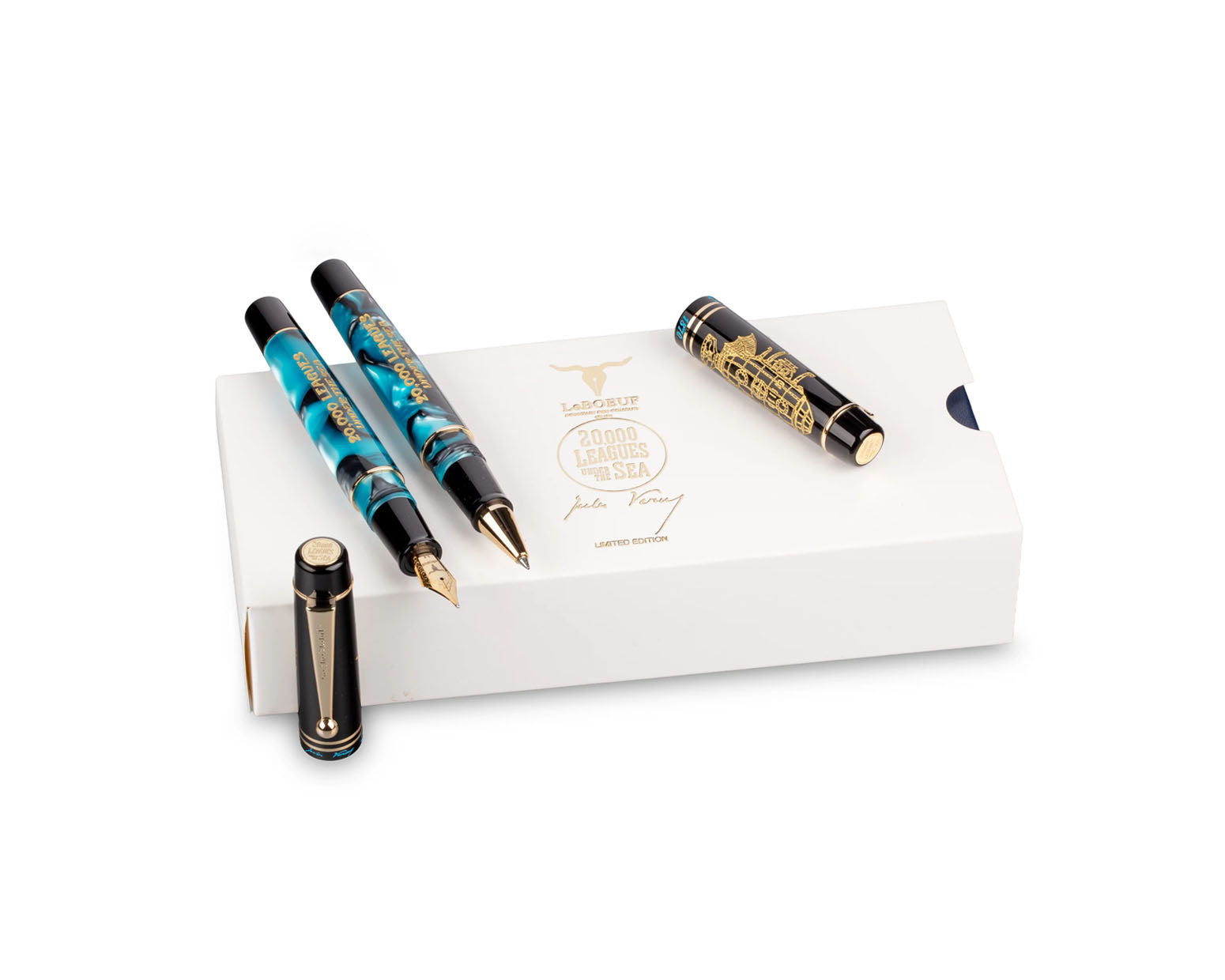 LeBoeuf Jules Verne's 20,000 Under The Sea LE Fountain Pen
