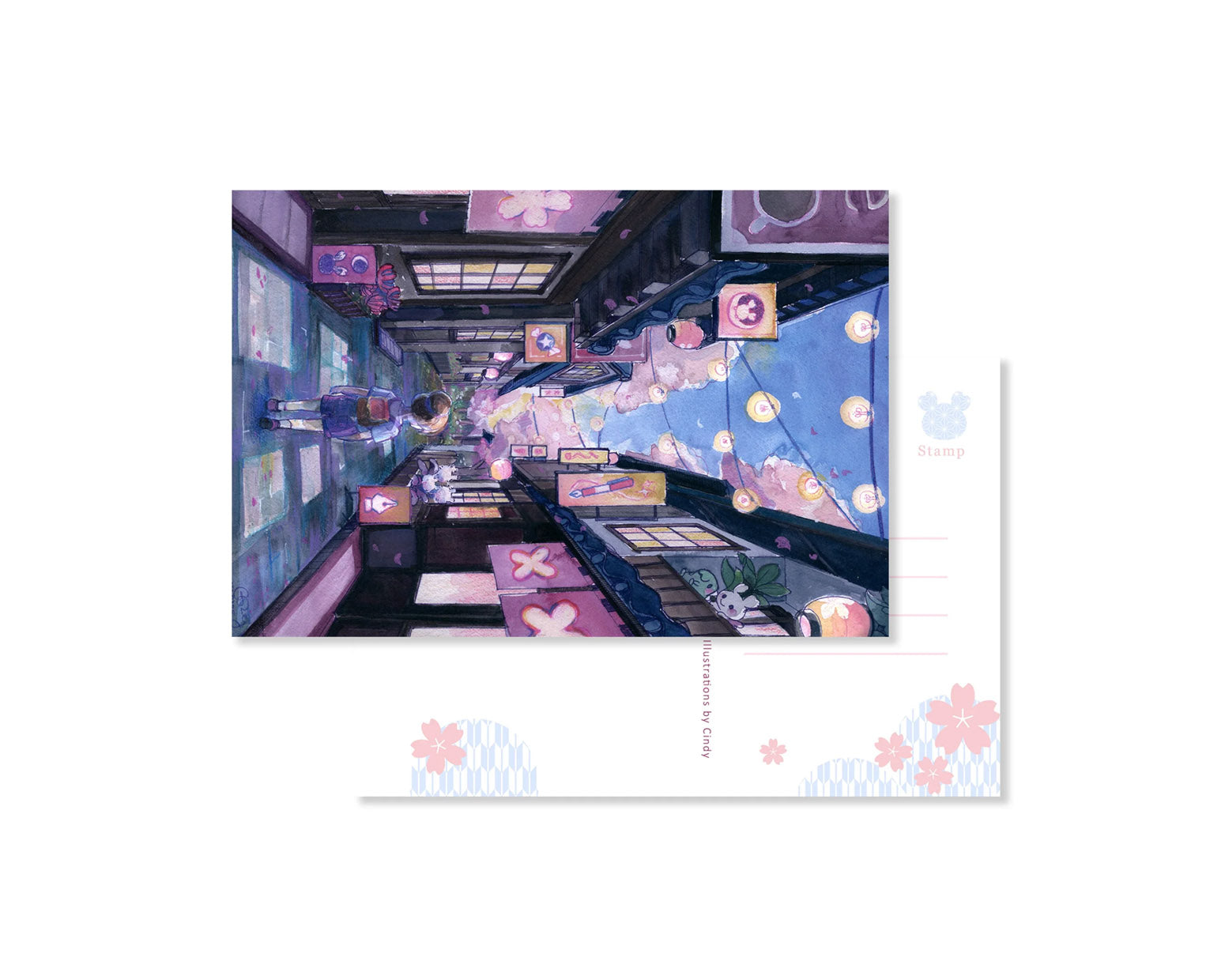 Esterbrook Sakura Street Postcards