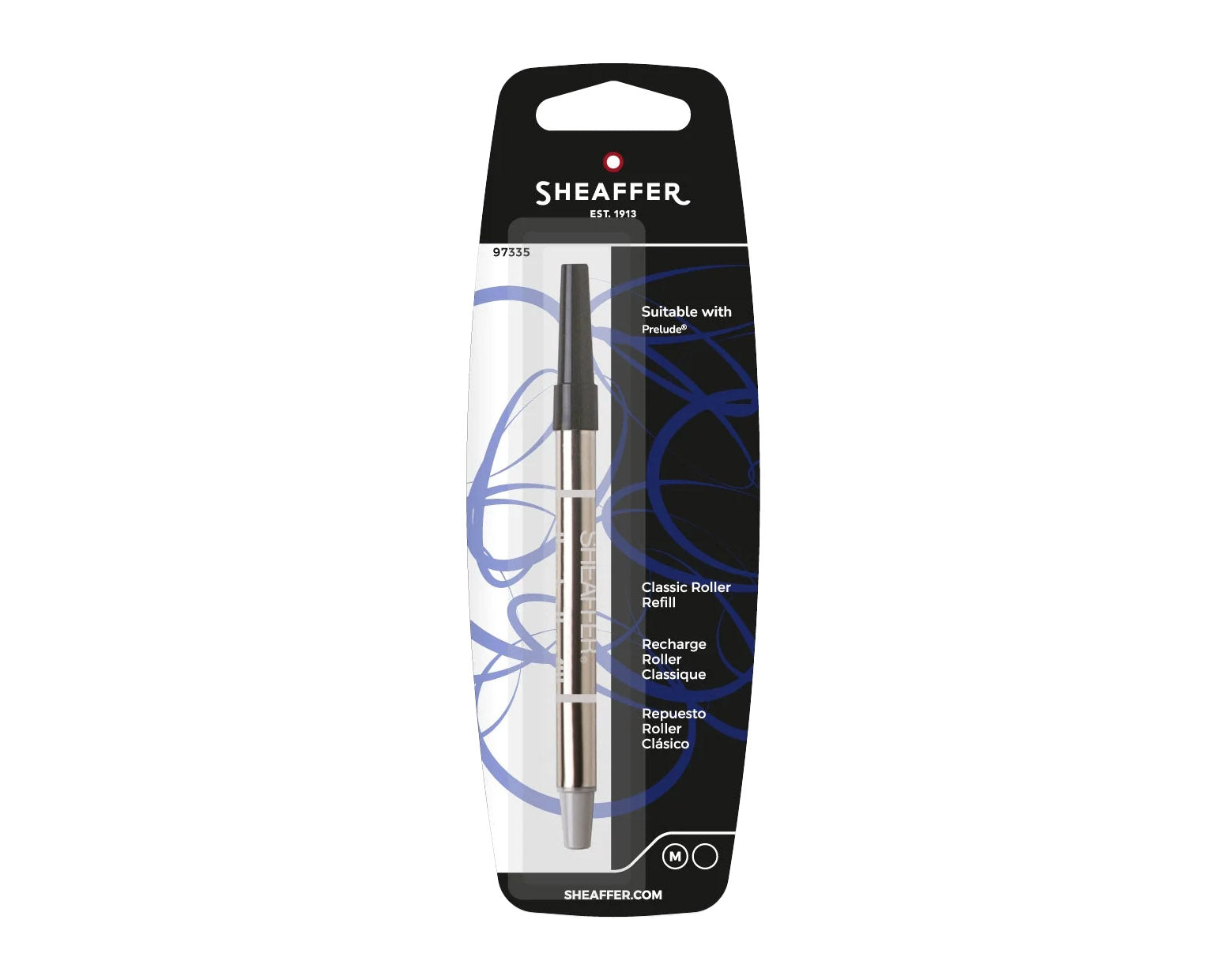 Sheaffer Classic Rollerball Pen Refill - Black Medium