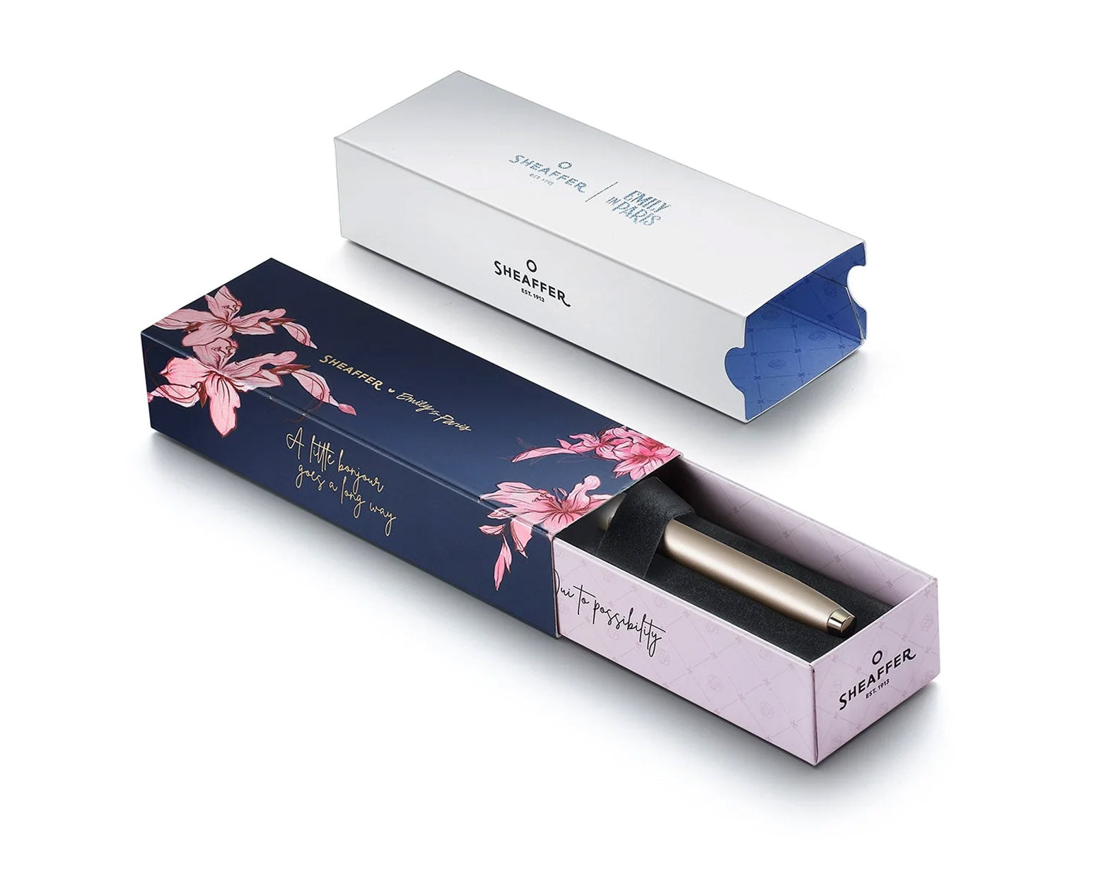 Sheaffer 100 Emily In Paris Champagne Gold Rollerball Pen