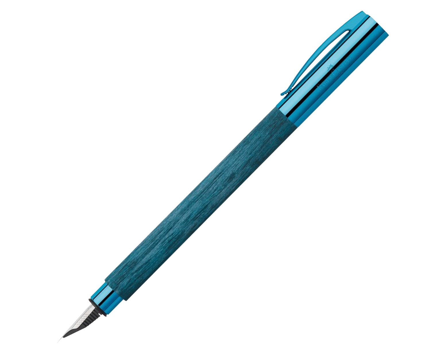 Faber-Castell Ambition Blue Wood Fountain Pen