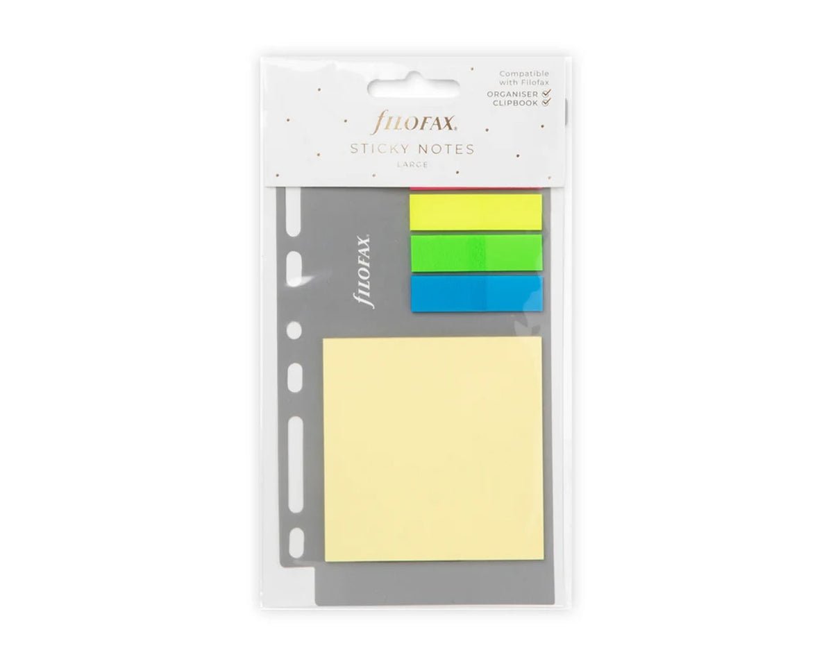 Filofax Assorted Sticky Notes - Large