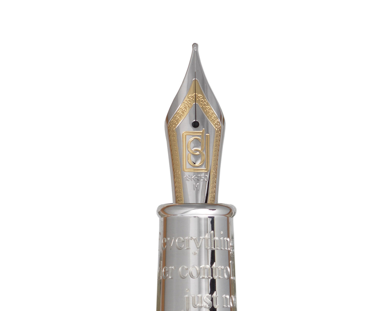 David Oscarson Take it to the Limit Fountain Pen - Fire Red and Carbon Black