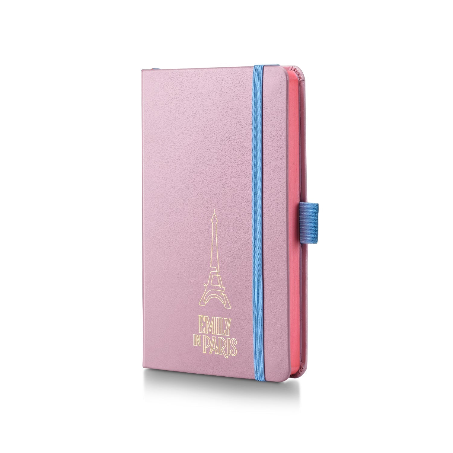 Sheaffer Emily in Paris Sentinel Pink Matte Ballpoint Pen with Chrome Trim & Small Hardbound Notebook Gift Set