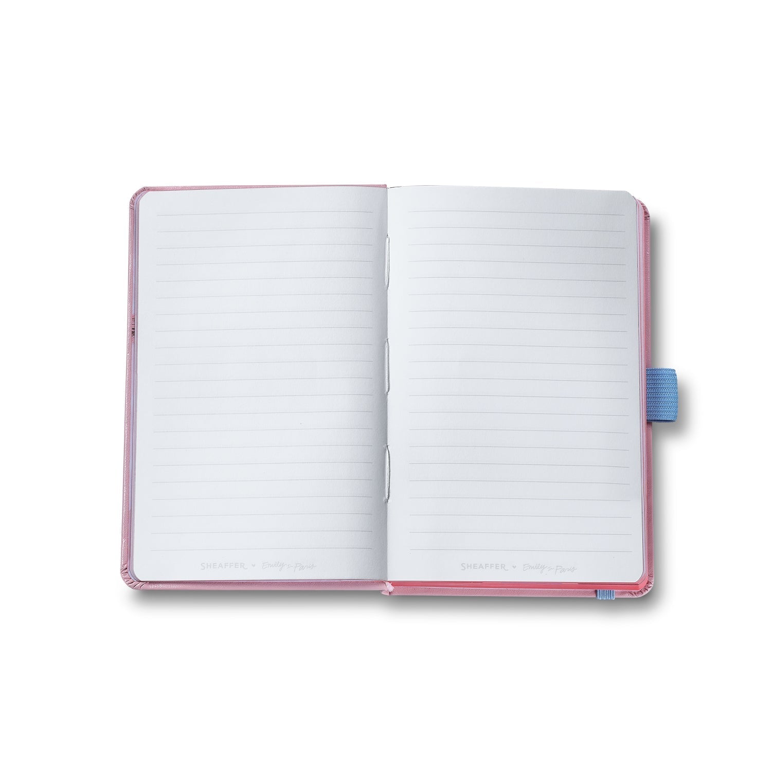 Sheaffer Emily in Paris Sentinel Pink Matte Ballpoint Pen with Chrome Trim & Small Hardbound Notebook Gift Set