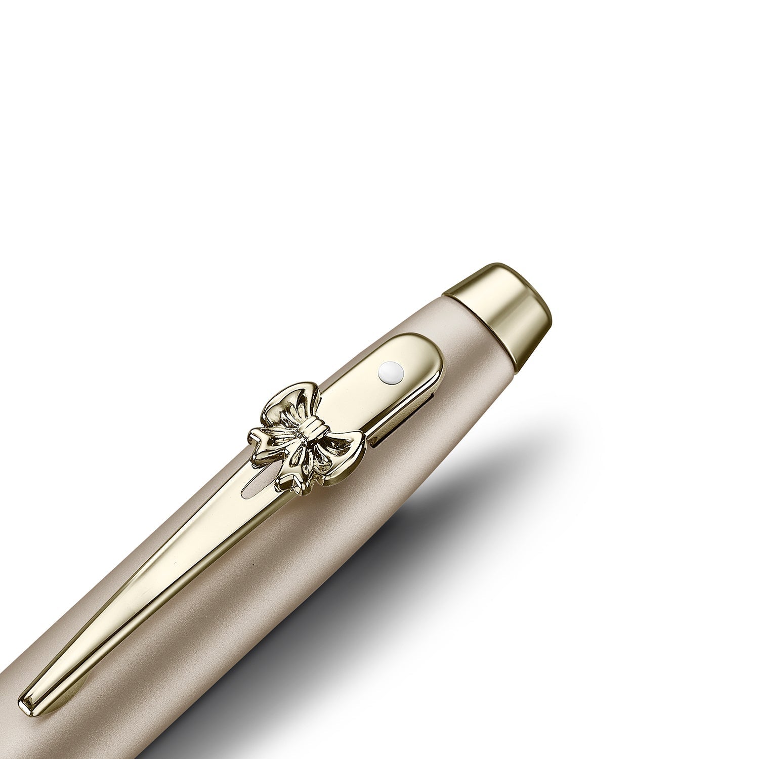 Sheaffer 100 Emily in Paris Champagne Gold Ballpoint Pen & Full-Grain Credit Card Holder Gift Set