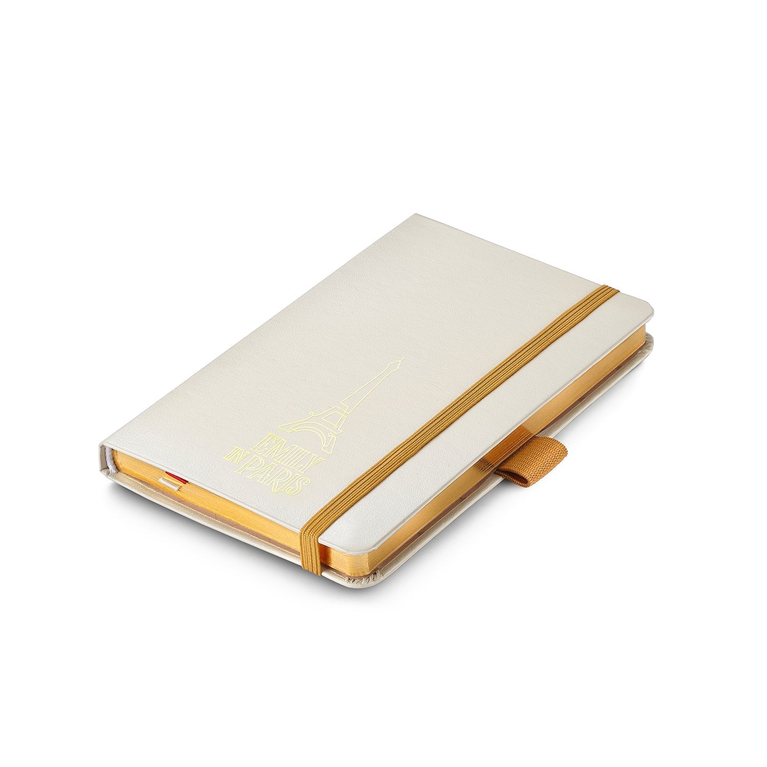 Sheaffer 100 Emily in Paris 9377 Champagne Gold Ballpoint Pen & Hardbound Small Notebook Gift Set