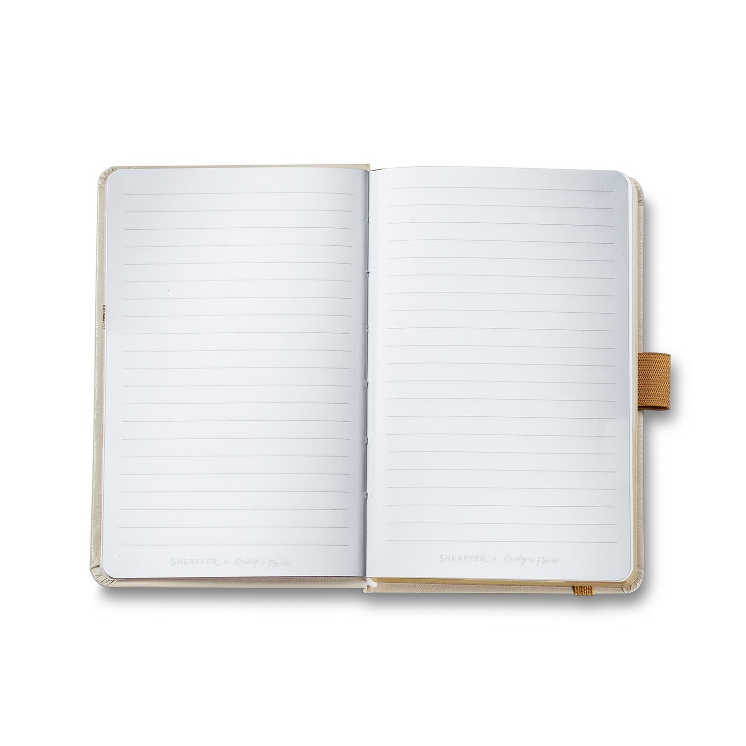 Sheaffer 100 Emily in Paris 9377 Champagne Gold Ballpoint Pen & Hardbound Small Notebook Gift Set