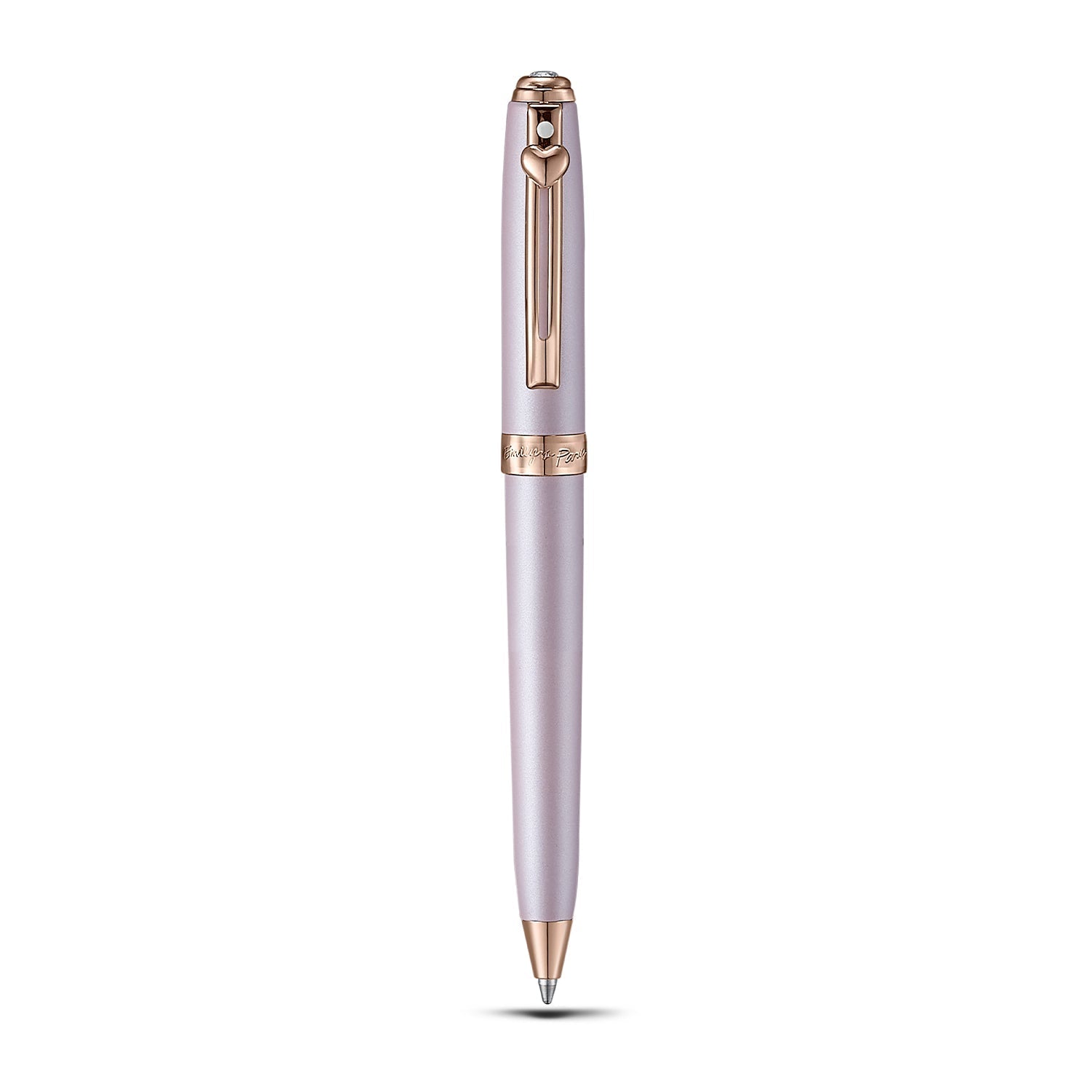 Sheaffer Emily in Paris Prelude Mini Pastel Pink Ballpoint Pen & Full-Grain Leather Credit Card Holder Gift Set