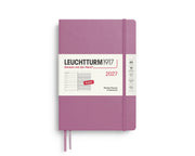 Leuchtturm1917 2027 Weekly Planner & Notebook Hardcover Medium A5 - Dusty Rose