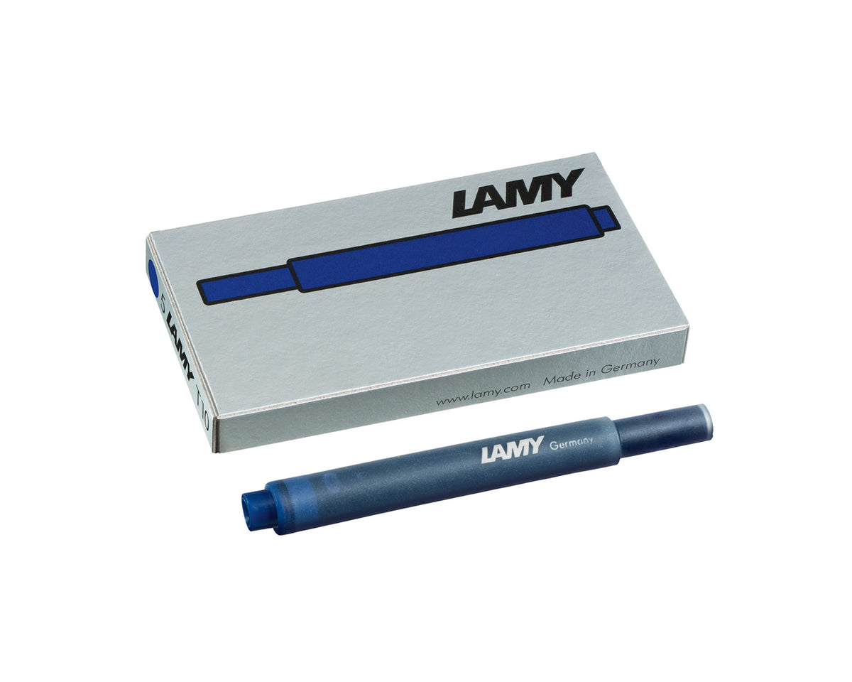 Lamy T10 Giant Fountain Pen Ink Cartridge Refill 5-Pack - Blue