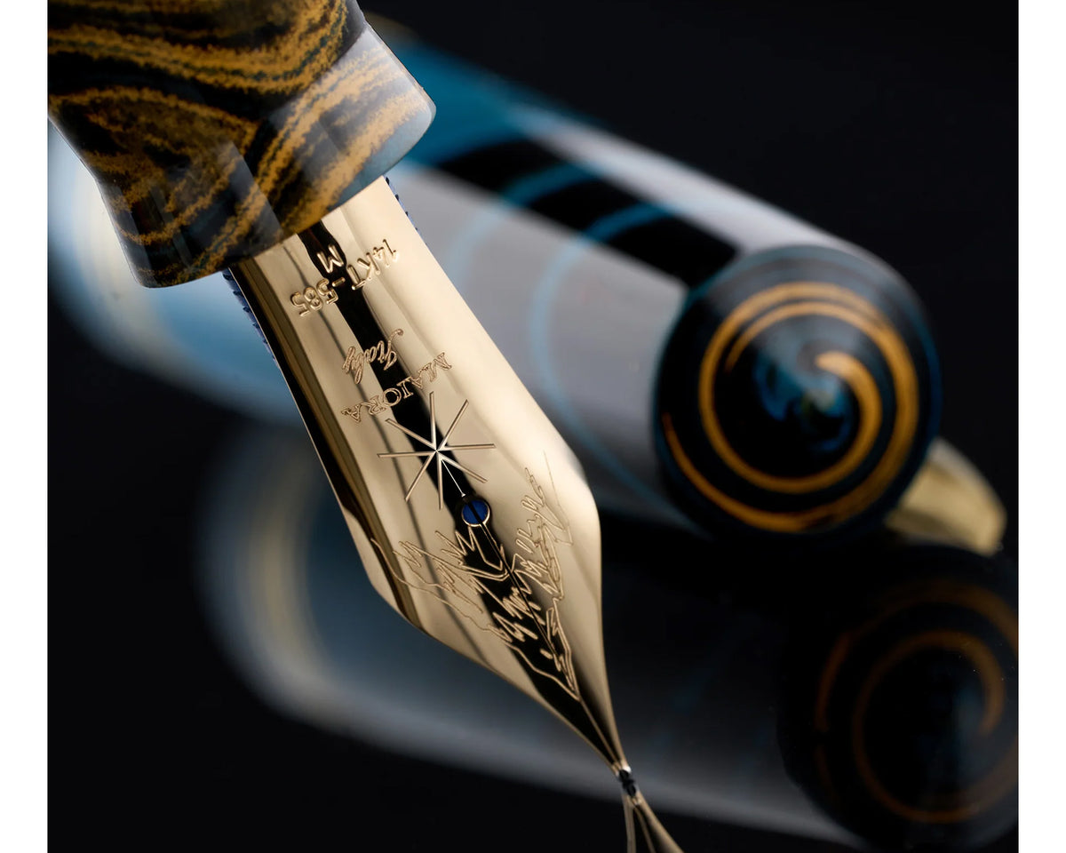 Maiora Everest Ebonite Celestia Teal Fountain Pen