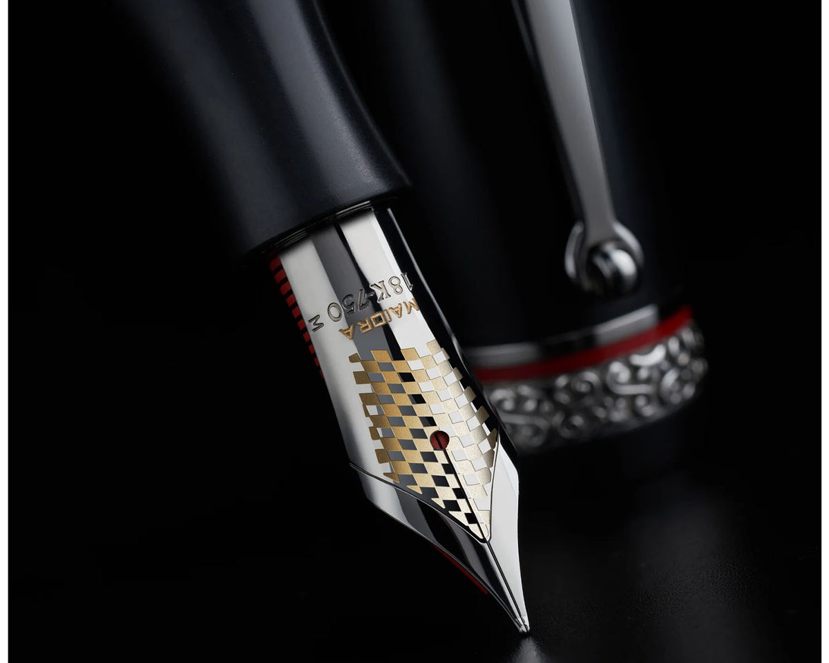 Maiora Ogiva Racing 14k Piston Fill Fountain Pen