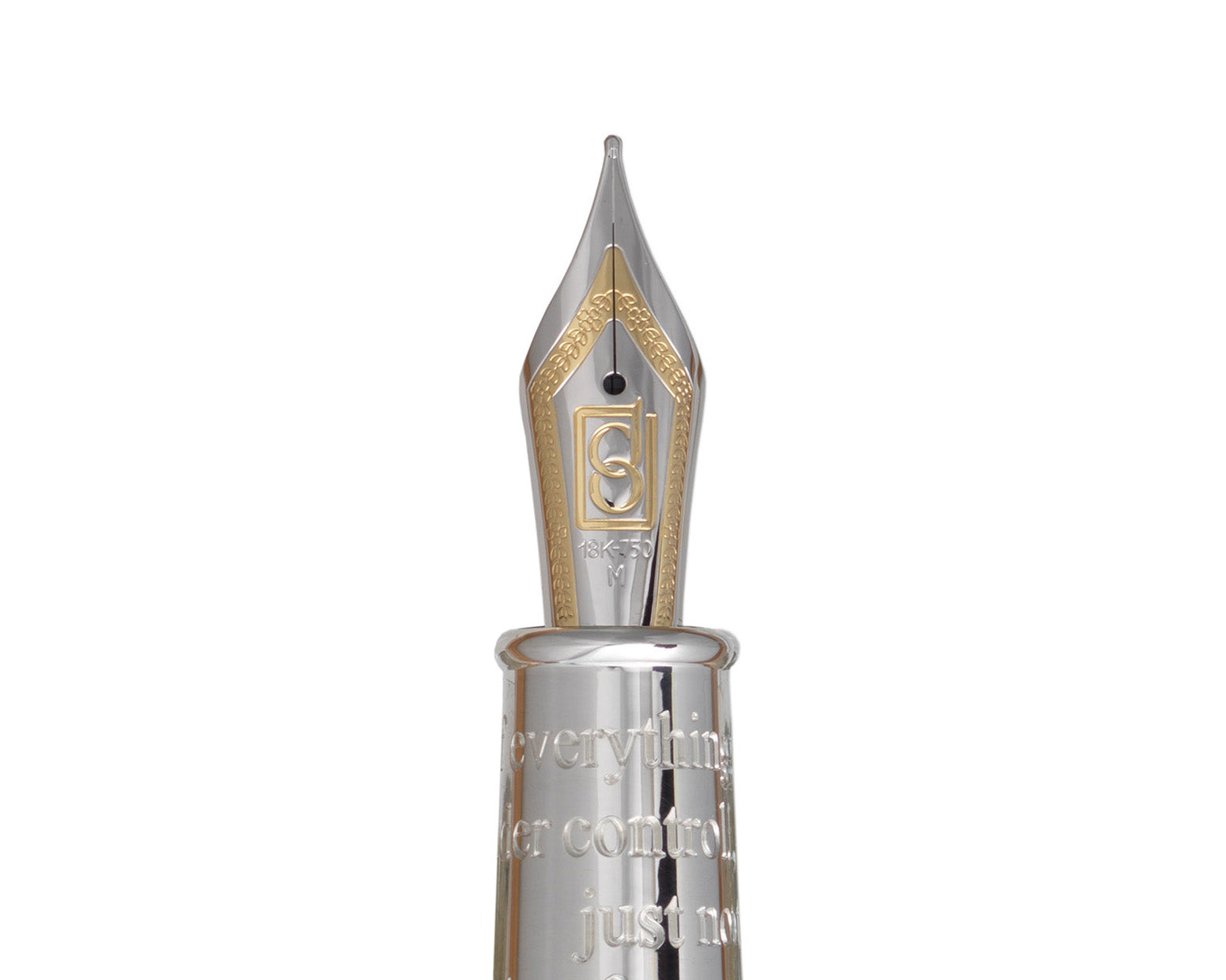 David Oscarson Take it to the Limit Fountain Pen - Carbon Black Monochromatic
