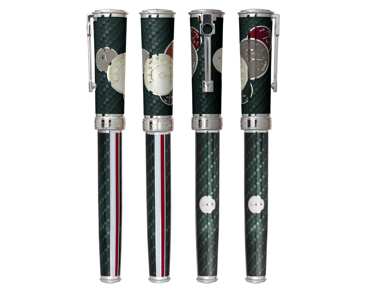 David Oscarson Take it to the Limit Fountain Pen - Carbon Black Monochromatic