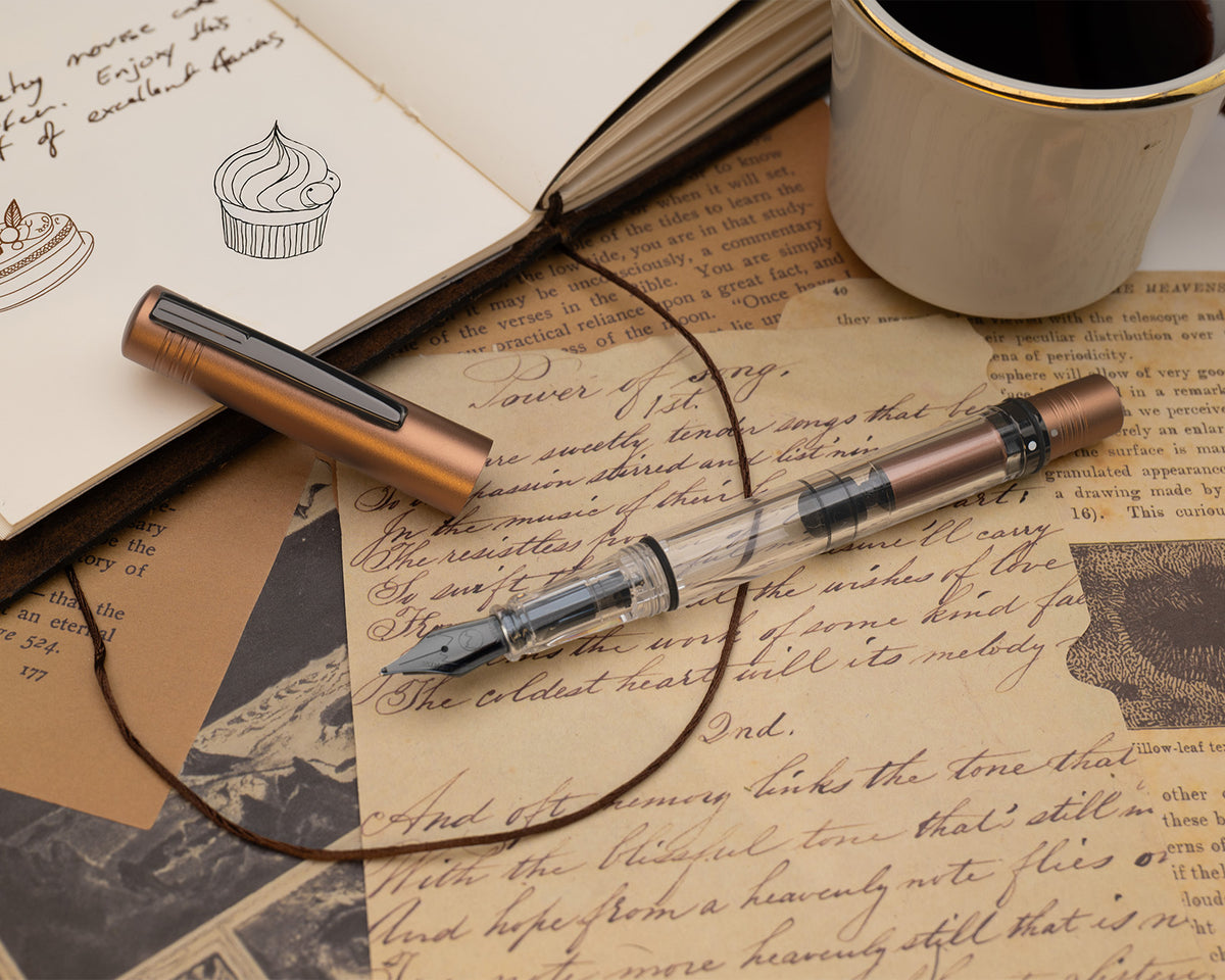 Monteverde MP1 Fountain Pen - Mocha Mousse (Color of the Year 2025)