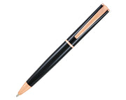Monteverde Impressa Black with Rose Gold Trim Ballpoint Pen