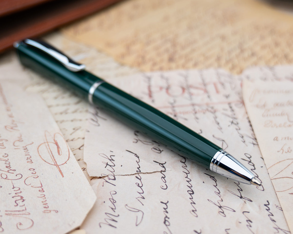 Monteverde Impressa Green with Chrome Trim Ballpoint Pen