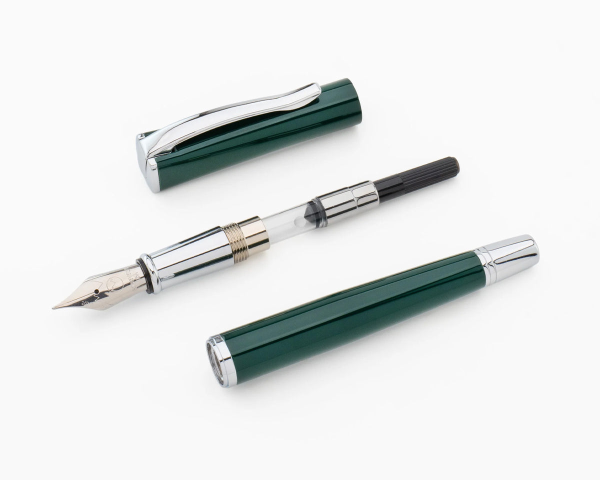 Monteverde Impressa Green with Chrome Trim Fountain Pen