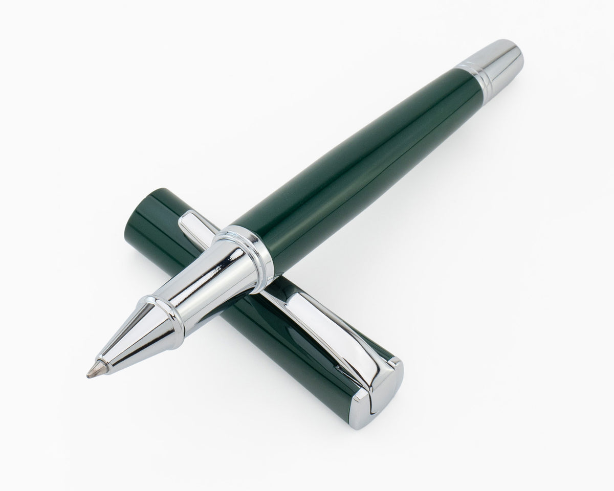 Monteverde Impressa Green with Chrome Trim Rollerball Pen