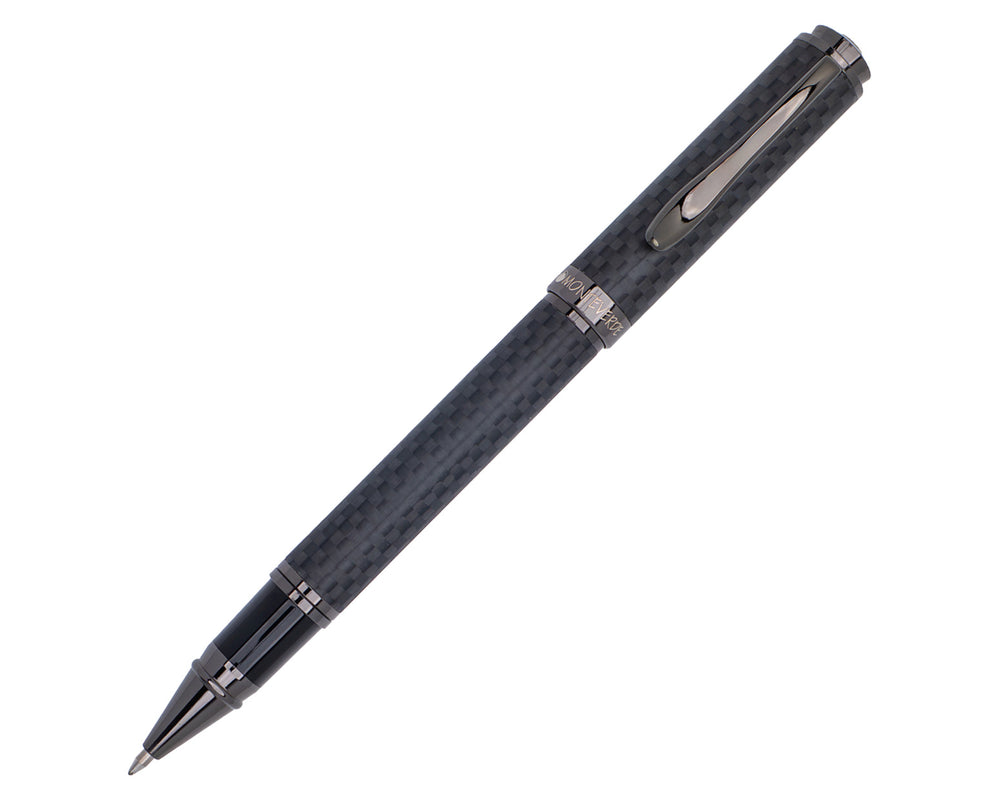 Monteverde Innova Matte Carbon Fiber Rollerball Pen with Gunmetal Trim