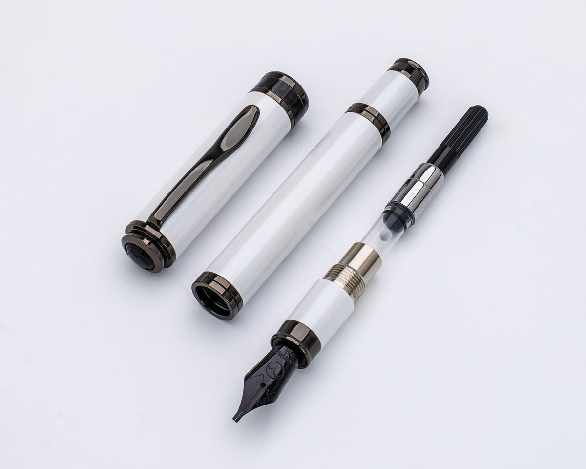 Monteverde Innova Color of The Year 2026 Cloud Dancer with Gunmetal Trim Fountain Pen Set (Limited Edition)
