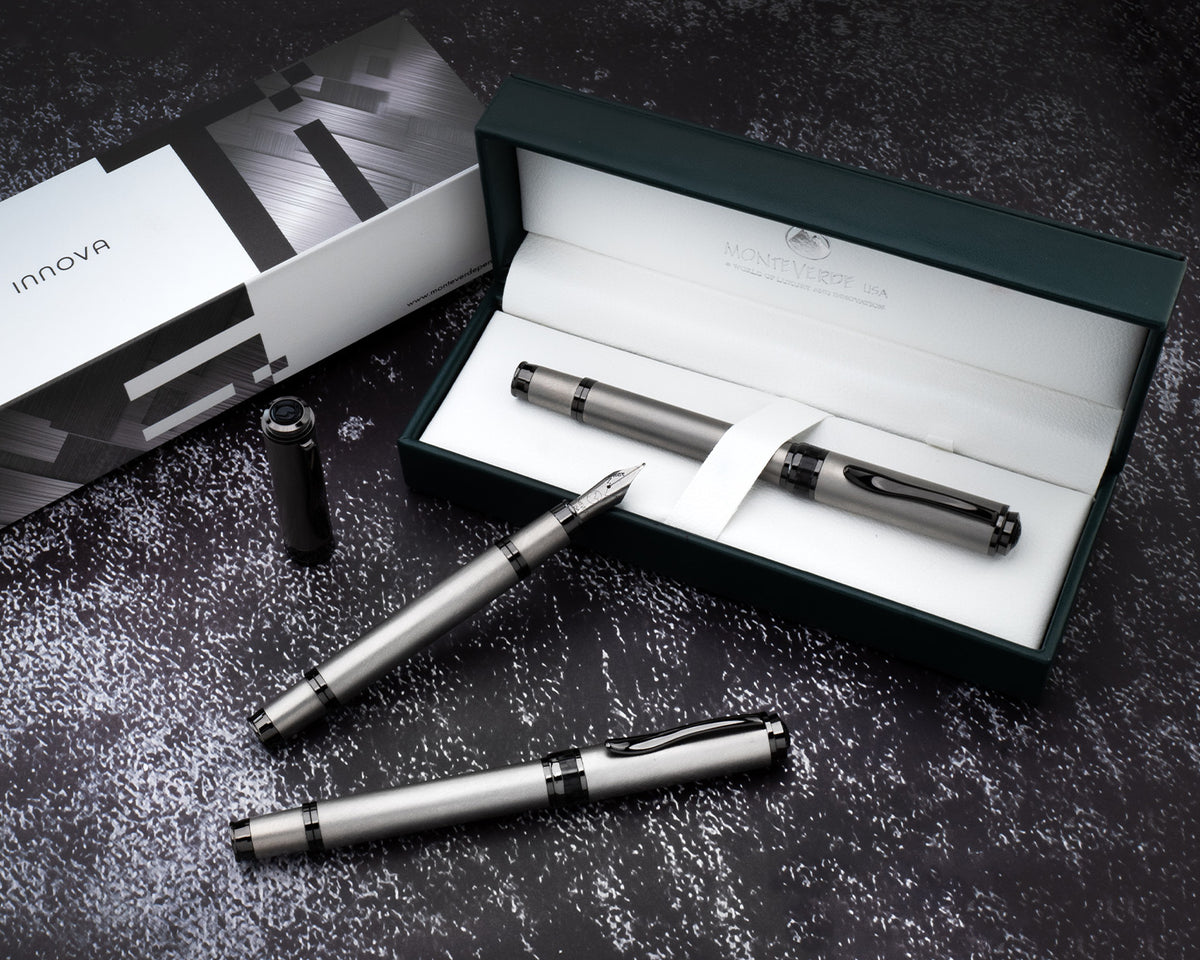 Monteverde Innova Ti Solid Titanium Numbered Edition Fountain Pen