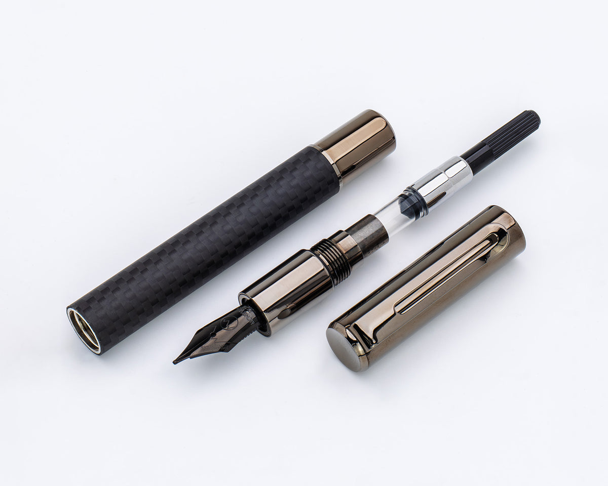 Monteverde Ritma Matte Carbon Fiber Fountain Pen