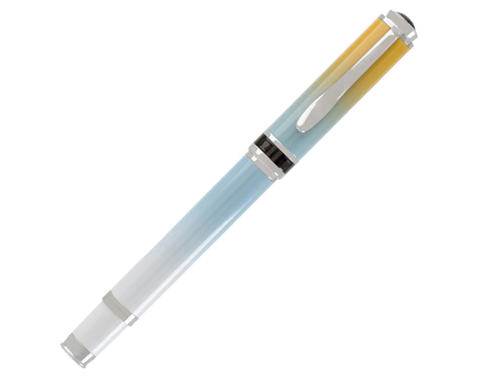 Monteverde Innova Ombre Fusion Bliss (Gold, Blue, White) Fountain Pen