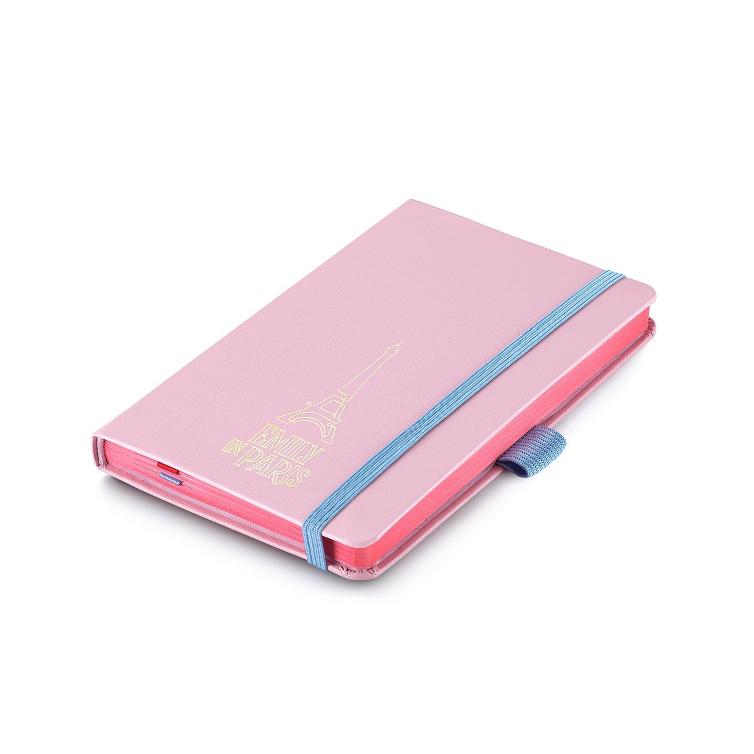 Sheaffer Emily in Paris Small Notebook 90 GSM Ink Friendly Paper with Embossed Eiffel Tower - Pink
