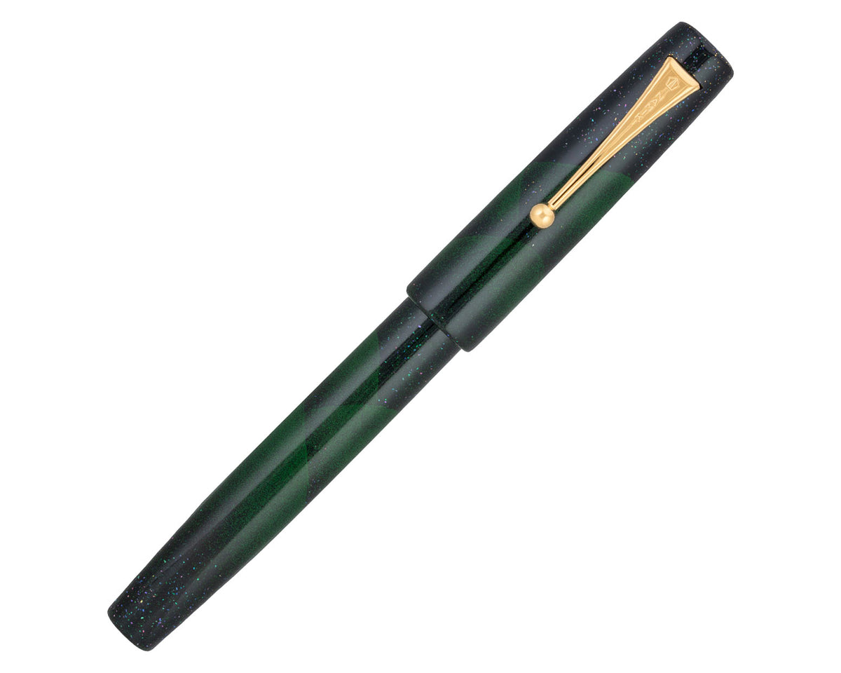 Namiki Aya Tokiwa-Evergreen Green Fountain Pen - 18K Nib