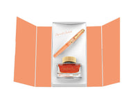 Pelikan S.E. M200 Apricot Achat Fountain Pen/Ink Set - XF