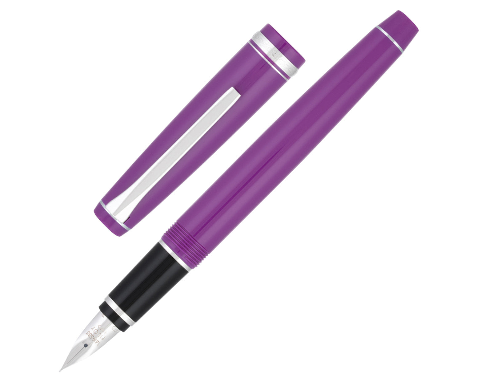Pilot Falcon Purple / Rhodium Fountain Pen