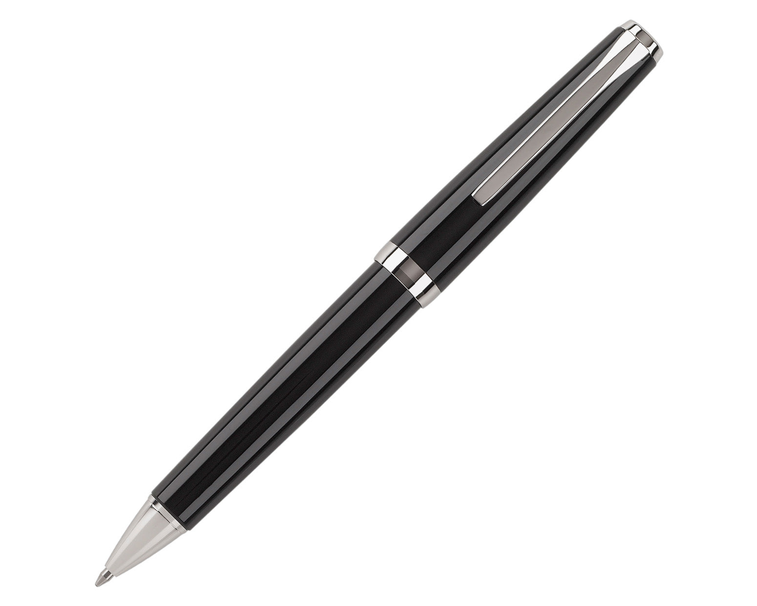 Pilot Metal Falcon Black Ballpoint Pen