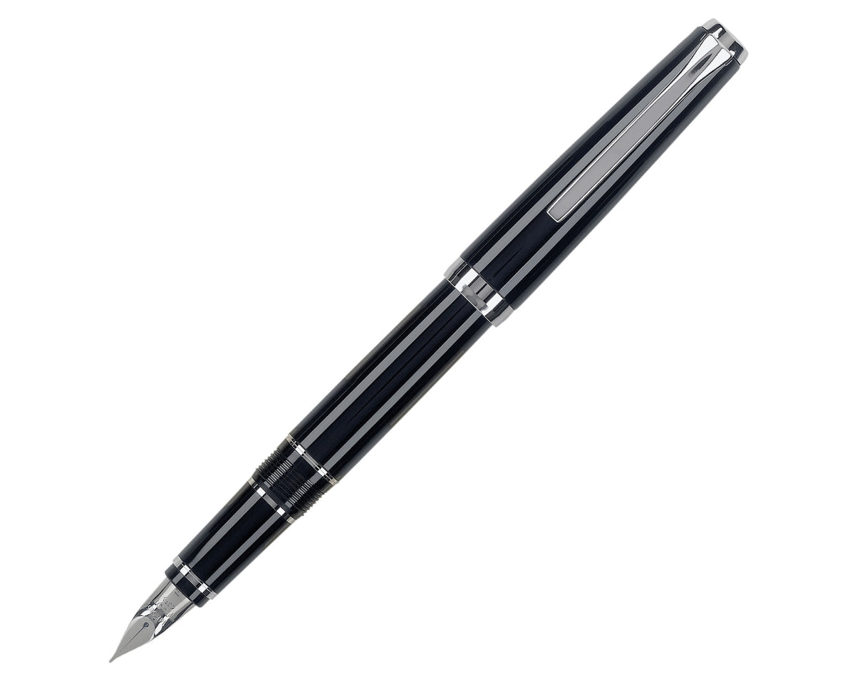 Pilot Metal Falcon Black Fountain Pen