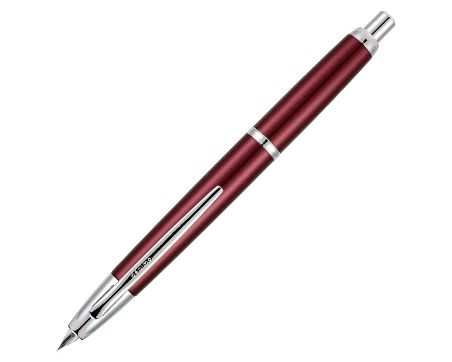 Pilot Vanishing Point Decimo Burgundy Fountain Pen