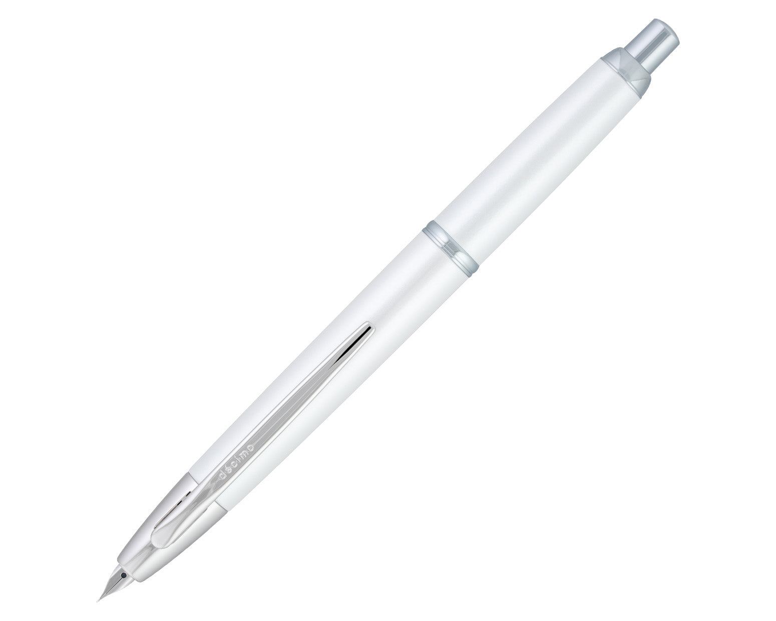 Pilot Vanishing Point Decimo White Fountain Pen