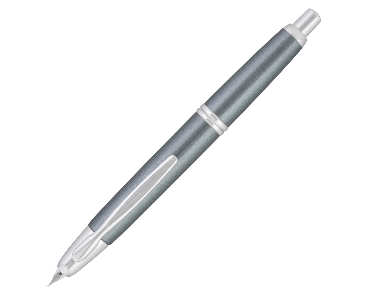Pilot Vanishing Point  Gun Metal / Rhodium Fountain Pen