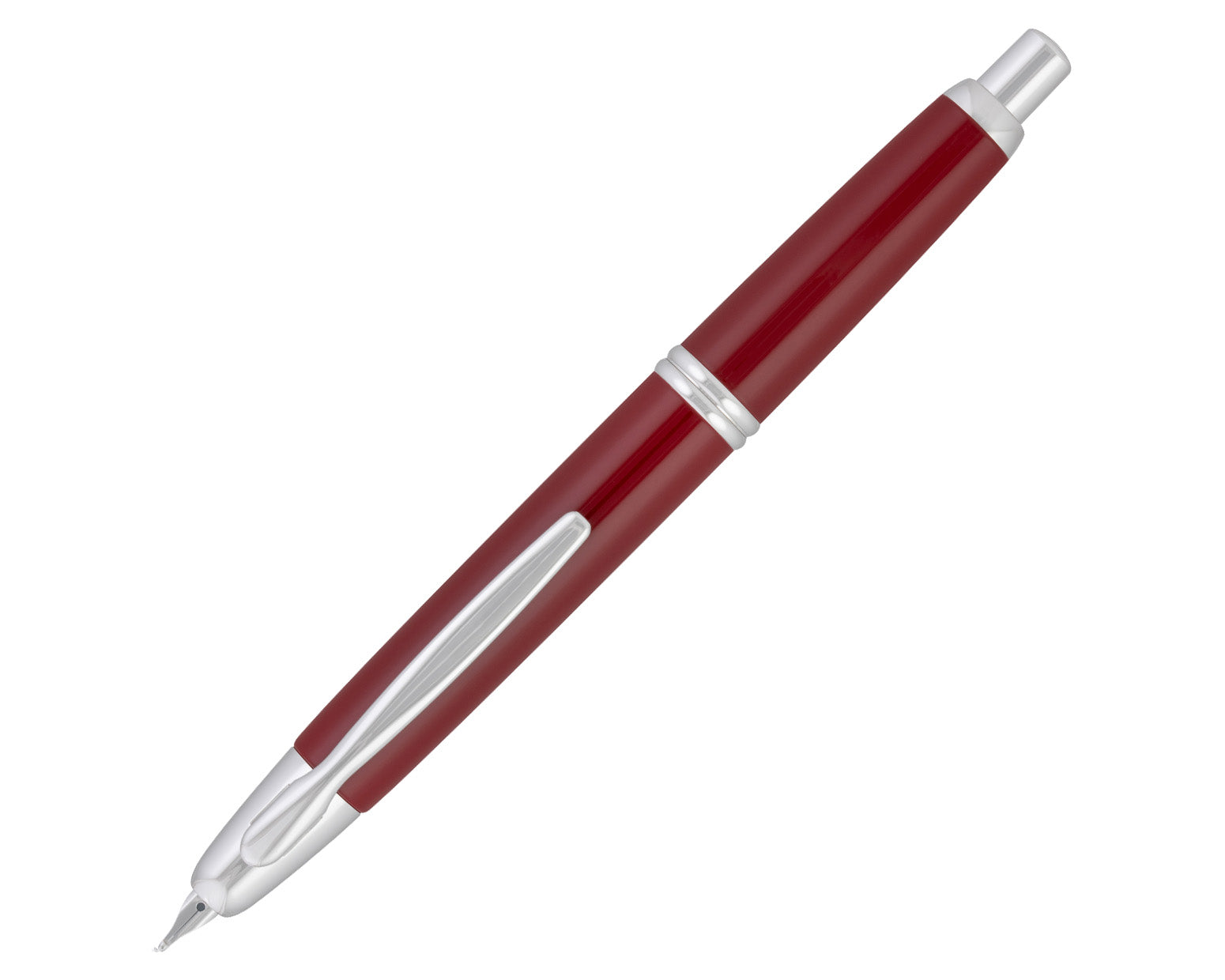 Pilot Vanishing Point  Gun Red / Rhodium Fountain Pen
