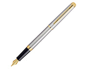 Waterman Hemisphere Stainless Gold Trim Fountain Pen