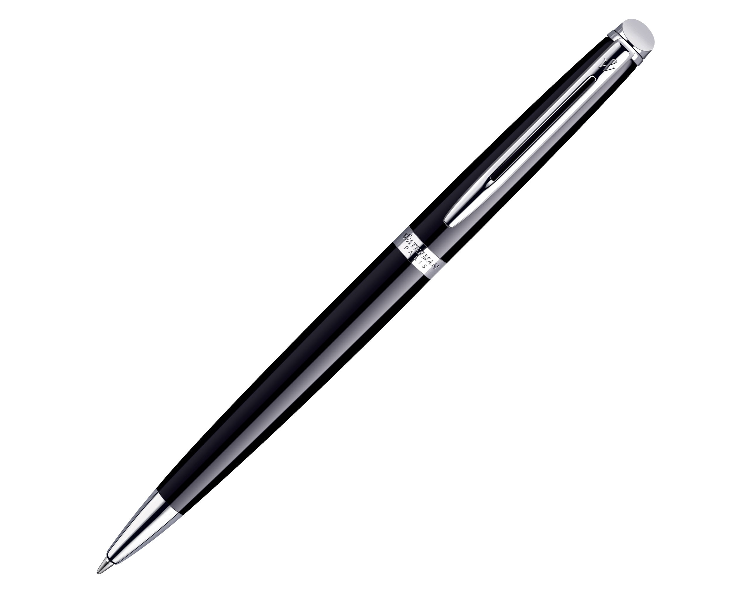 Waterman Hemisphere Essential Black Chrome Ballpoint Pen
