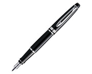 Waterman Expert Fountain Pen - Black with Chrome Trim