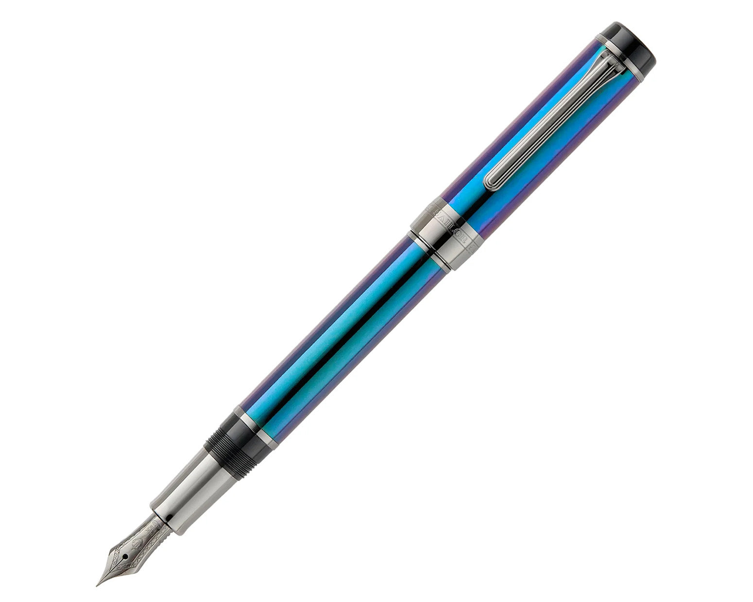 Sailor CYLINT Colored Stainless Steel Fountain Pen Blue/Lagoon