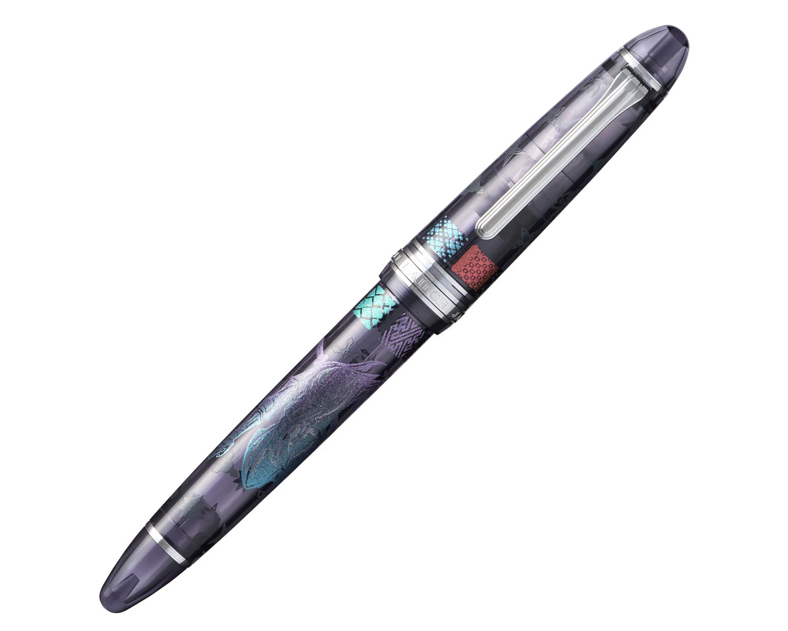 Sailor Limited Edition 1911L Ninja Fountain PenTsuki/Dark Grey